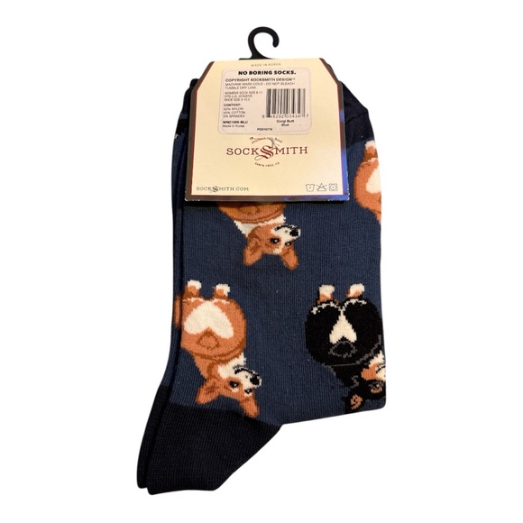 socksmith Accessories - Women’s Socksmith Corgi Butt socks - Blue